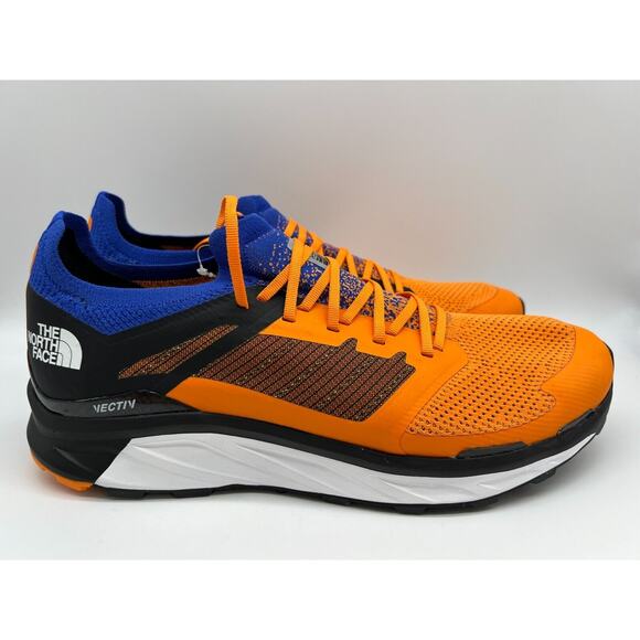 The North Face Men's Flight Vectiv Running Trail Orange Black Sneakers Sz 11.5 - Picture 1 of 12